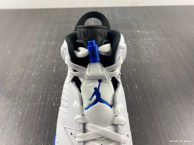 Rep Sport Jordan 6 (2014) Blue Air Retro 384664-107 0723